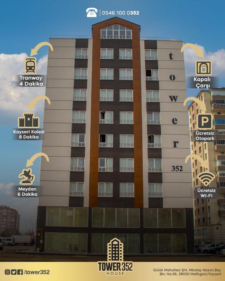 Tower352 Aparthotel Kayseri Kültér fotó